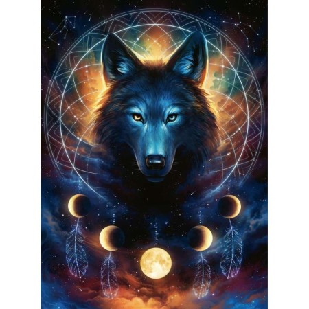 Ravensburger - Puzzle lup 500 piese lumineaza in intuneric design nou Ravensburger - 1